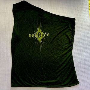 Versace one shoulder tank top
